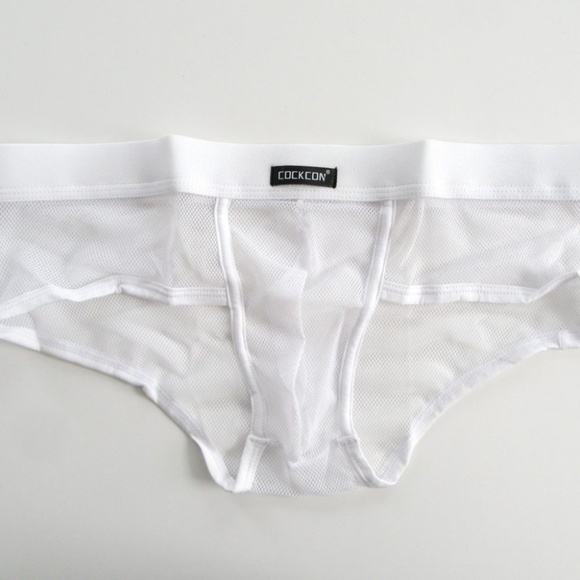 White Mesh Brief - Picture 2 of 3